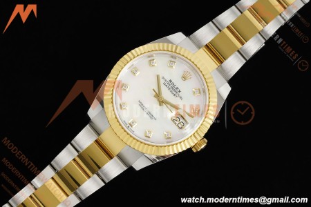 Rolex - Datejust 126333 41mm 904L Gain Weight Oys Flt YG/SS W-Mop/Dia ARF SH3235