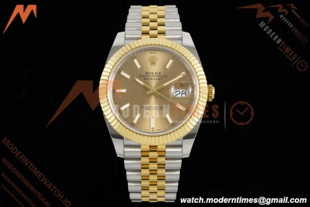 Rolex - Datejust 126333 41mm 904L Gain Weight Jub Flt YG/SS Gold/Stk ARF SH3235