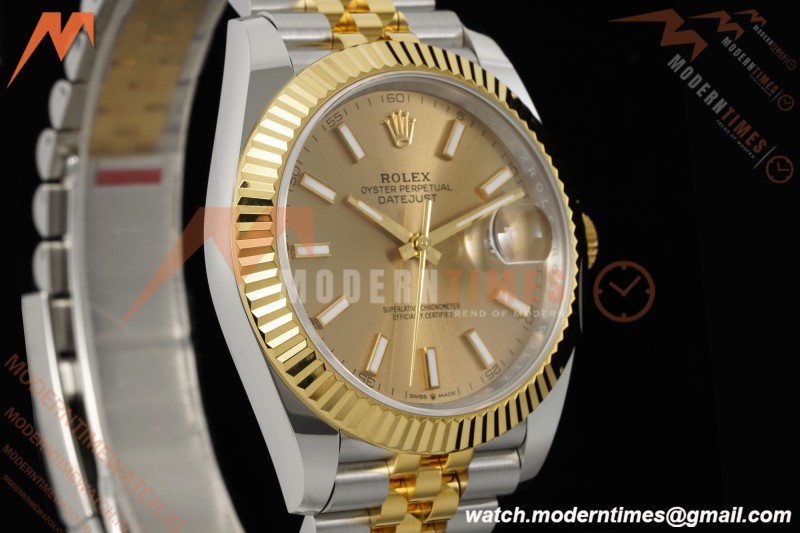 Rolex - Datejust 126333 41mm 904L Gain Weight Jub Flt YG/SS Gold/Stk ARF SH3235 | 롤렉스 - 데이트저스트 126333 41mm 904L 게인 웨이트 주브 플랫 YG/SS 골드/스틸 ARF SH3235