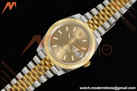 Rolex - Datejust 126333 41mm 904L Gain Weight Jub Flt YG/SS Gold/Stk ARF SH3235