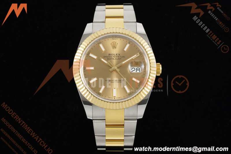 Rolex - Datejust 126333 41mm 904L Gain Weight Oys Flt YG/SS Gold/Stk ARF SH3235 | 롤렉스 - 데이트저스트 126333 41mm 904L 게인 웨이트 오이즈 플랫 YG/SS 골드/스틸 ARF SH3235