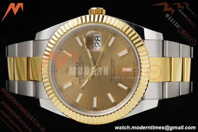 Rolex - Datejust 126333 41mm 904L Gain Weight Oys Flt YG/SS Gold/Stk ARF SH3235 | 롤렉스 - 데이트저스트 126333 41mm 904L 게인 웨이트 오이즈 플랫 YG/SS 골드/스틸 ARF SH3235