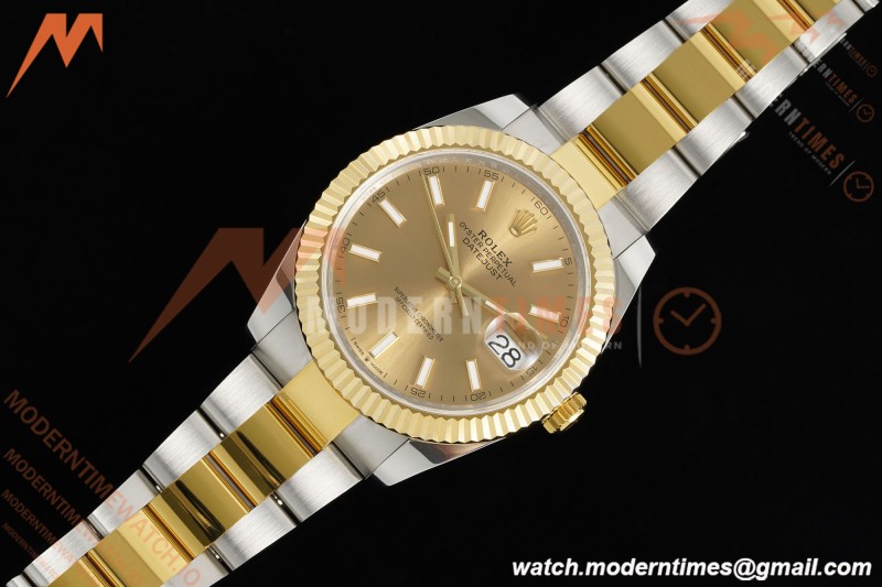 Rolex - Datejust 126333 41mm 904L Gain Weight Oys Flt YG/SS Gold/Stk ARF SH3235 | 롤렉스 - 데이트저스트 126333 41mm 904L 게인 웨이트 오이즈 플랫 YG/SS 골드/스틸 ARF SH3235