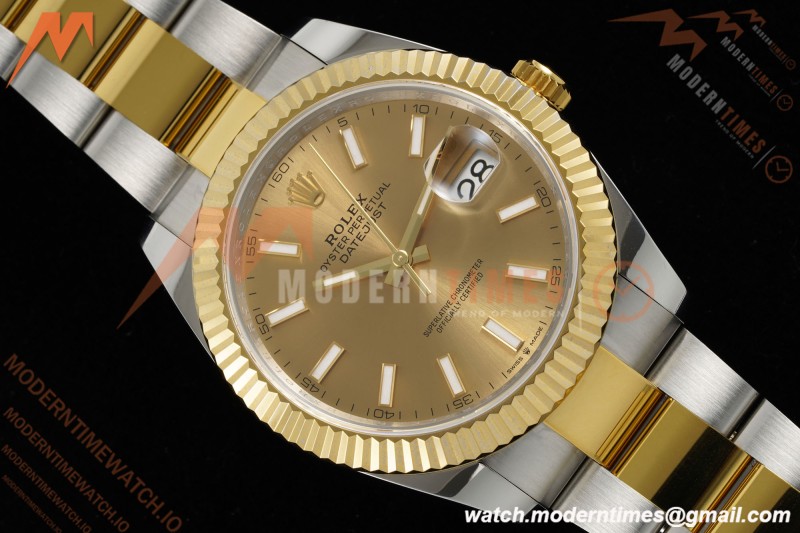 Rolex - Datejust 126333 41mm 904L Gain Weight Oys Flt YG/SS Gold/Stk ARF SH3235 | 롤렉스 - 데이트저스트 126333 41mm 904L 게인 웨이트 오이즈 플랫 YG/SS 골드/스틸 ARF SH3235