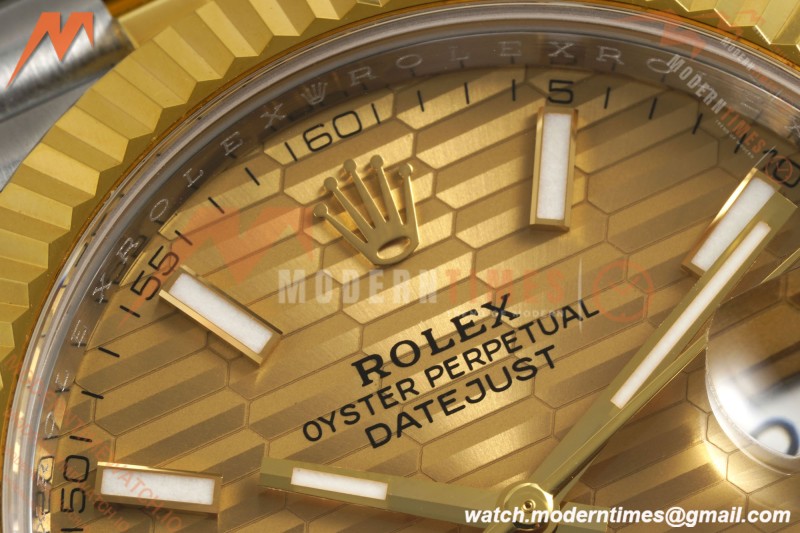 Rolex - Datejust 126333 41mm 904L Gain Weight Jub Flt YG/SS G-Wave/Stk ARF SH3235