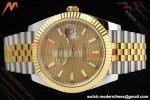 Rolex - Datejust 126333 41mm 904L Gain Weight Jub Flt YG/SS G-Wave/Stk ARF SH3235