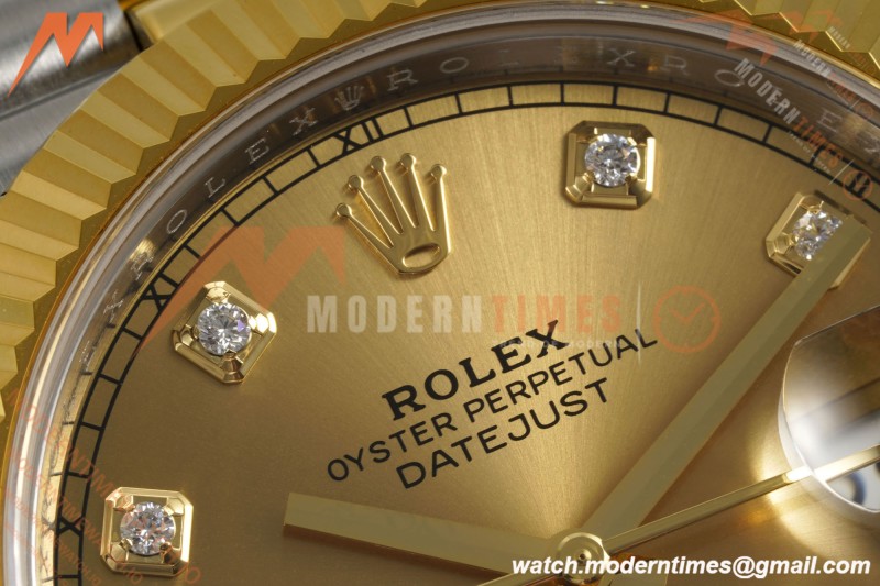 Rolex - Datejust 126333 41mm 904L Gain Weight Jub Flt YG/SS Gold/Dia ARF SH3235