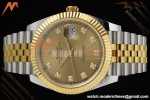 Rolex - Datejust 126333 41mm 904L Gain Weight Jub Flt YG/SS Gold/Dia ARF SH3235
