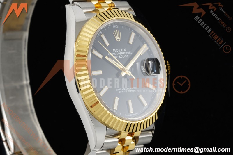 Rolex - Datejust 126333 41mm 904L Gain Weight Jub Flt YG/SS Blk/Stk ARF SH3235