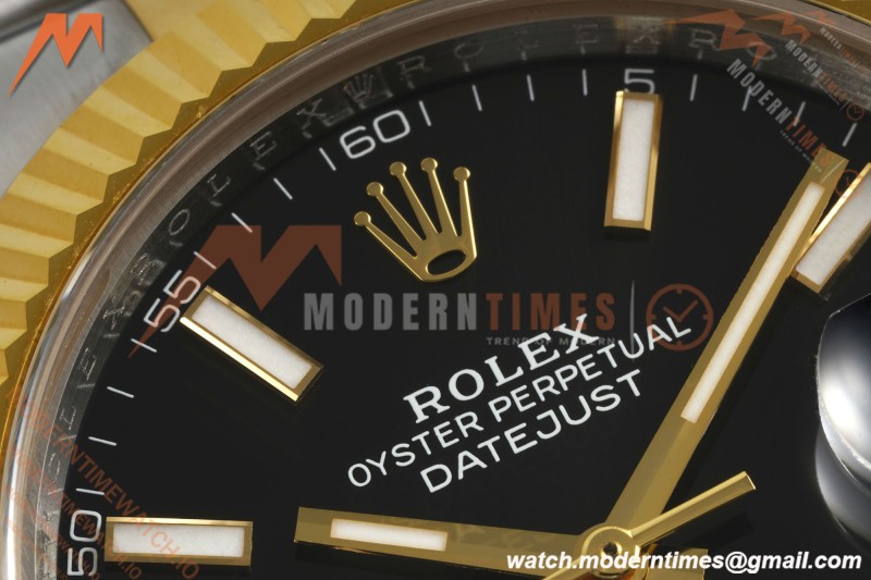 Rolex - Datejust 126333 41mm 904L Gain Weight Oys Flt YG/SS Blk/Stk ARF SH3235