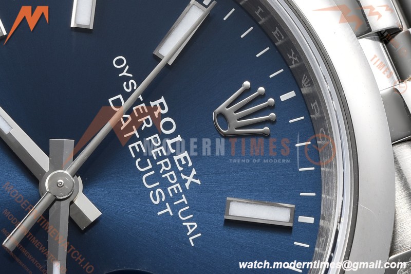 Rolex - Datejust 36mm 126200 Jub Smt 904L SS/SS Blue/Stk VSF VS3235 | 롤렉스 - 데이트저스트 36mm 126200 주브 스몰 세컨즈 904L 스테인리스 스틸/SS 블루/스틸 VSF VS3235