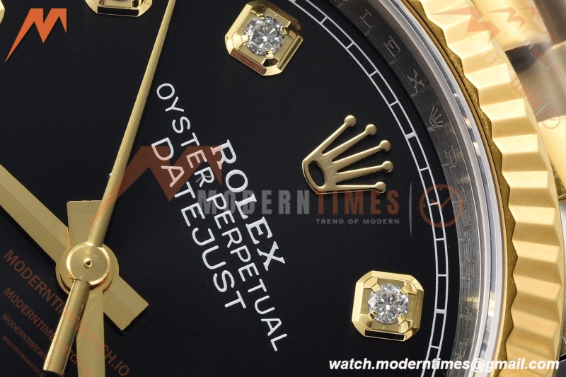Rolex - Datejust 126233 36mm Jub Flt 904L YG/SS Blk/Dia VSF VS3235