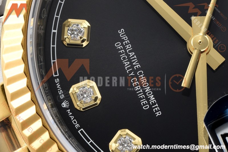 Rolex - Datejust 126233 36mm Jub Flt 904L YG/SS Blk/Dia VSF VS3235