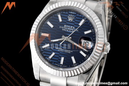 Rolex - Datejust 126334 41mm Oys Flt 904L SS/SS F-Blu/Stk VSF VS3235 | 롤렉스 - 데이트저스트 126334 41mm 오이스 FLT 904L SS/SS F-블루/스틸 VSF VS3235