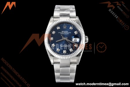 Rolex - Datejust 126234 36mm Oys Flt 904L SS/SS Blu/Dia VSF VS3235 | 롤렉스 - 데이트저스트 126234 36mm 오이스 플렛 904L SS/SS 블루/다이아 VSF VS3235