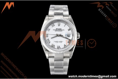 Rolex - Datejust 126234 36mm Oys Flt 904L SS/SS Wht/Rmn VSF VS3235 | 롤렉스 - 데이트저스트 126234 36mm 오이즈 플라이백 904L 스테인리스 스틸/실버 화이트/러너 VSF VS3235