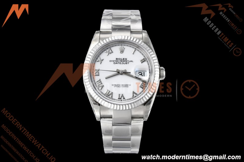 Rolex - Datejust 126234 36mm Oys Flt 904L SS/SS Wht/Rmn VSF VS3235