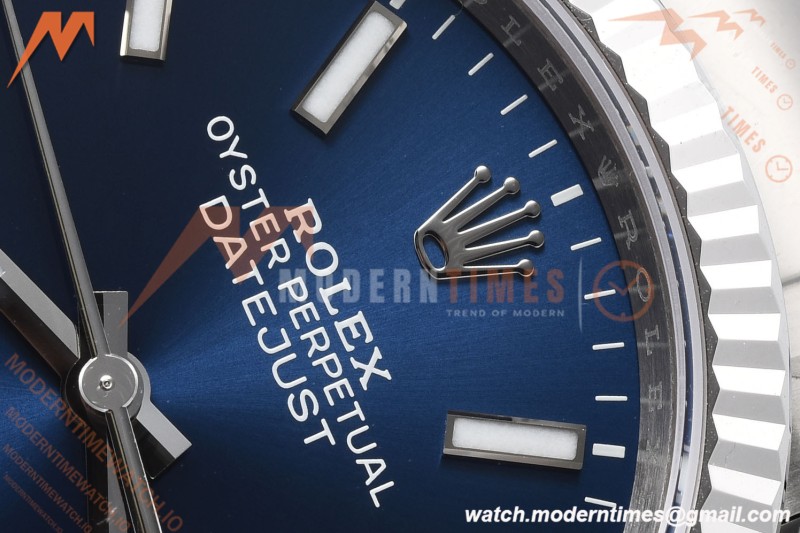 Rolex - Datejust 126234 36mm Oys Flt 904L SS/SS Blu/Stk VSF VS3235