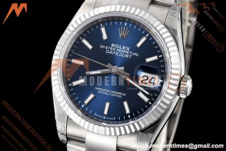 Rolex - Datejust 126234 36mm Oys Flt 904L SS/SS Blu/Dia VSF VS3235 | 롤렉스 - 데이트저스트 126234 36mm 오이스 플렛 904L SS/SS 블루/스틸 VSF VS3235