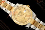 Rolex - Datejust 126233 36mm Oys Flt 904L YG/SS G-Wave/Dia ARF SH3235