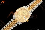 Rolex - Datejust 126233 36mm Jub Flt 904L YG/SS G-Wave/Dia ARF SH3235