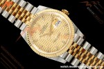 Rolex - Datejust 126233 36mm Jub Flt 904L YG/SS G-Wave/Dia ARF SH3235