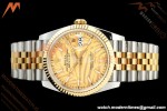 Rolex - Datejust 126233 36mm Jub Flt 904L YG/SS G-Palm/Stk ARF SH3235