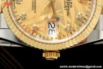 Rolex - Datejust 126233 36mm Jub Flt 904L YG/SS G-Palm/Dia ARF SH3235