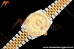 Rolex - Datejust 126233 36mm Jub Flt 904L YG/SS G-Palm/Dia ARF SH3235