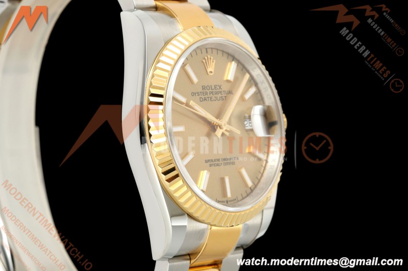 Rolex - Datejust 126233 36mm Oys Flt 904L YG/SS Gold/Stk ARF SH3235 | 롤렉스 - 데이트저스트 126233 36mm 오이즈 플라이백 904L YG/SS 골드/스틸 ARF SH3235