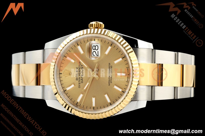 Rolex - Datejust 126233 36mm Oys Flt 904L YG/SS Gold/Stk ARF SH3235 | 롤렉스 - 데이트저스트 126233 36mm 오이즈 플라이백 904L YG/SS 골드/스틸 ARF SH3235