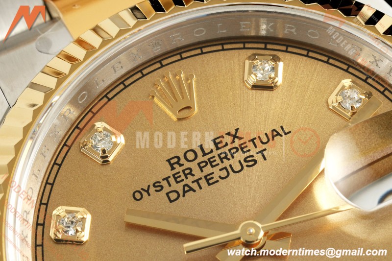 Rolex - Datejust 126233 36mm Oys Flt 904L YG/SS Gold/Dia ARF SH3235 | 롤렉스 - 데이트저스트 126233 36mm 오이즈 플렛 904L YG/SS 골드/다이아몬드 ARF SH3235