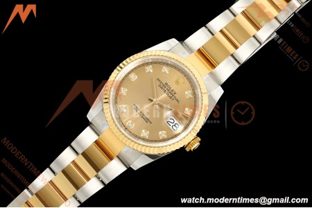 Rolex - Datejust 126233 36mm Oys Flt 904L YG/SS Gold/Dia ARF SH3235 | 롤렉스 - 데이트저스트 126233 36mm 오이즈 플렛 904L YG/SS 골드/다이아몬드 ARF SH3235