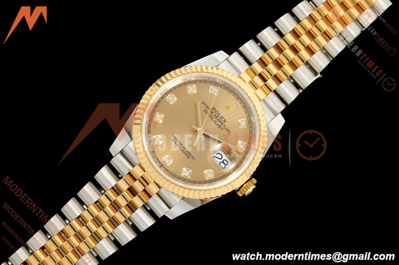 Rolex - Datejust 126233 36mm Jub Flt 904L YG/SS Gold/Dia ARF SH3235