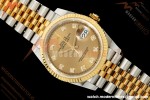 Rolex - Datejust 126233 36mm Jub Flt 904L YG/SS Gold/Dia ARF SH3235