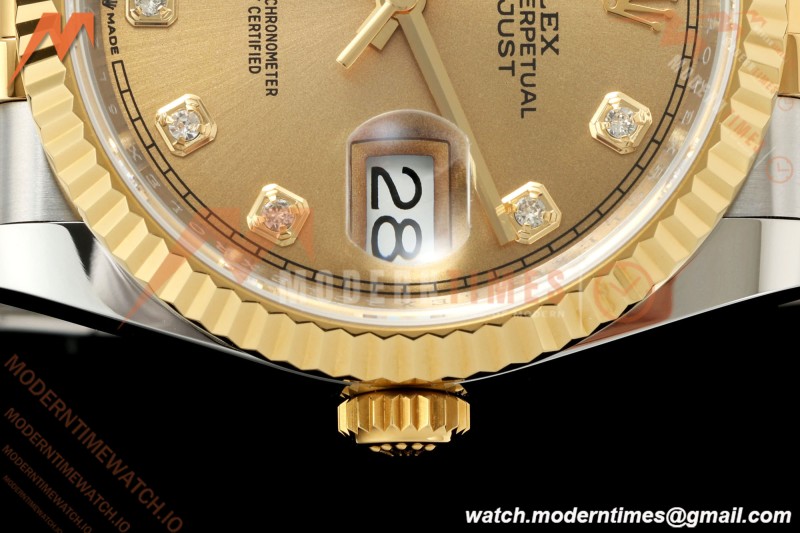 Rolex - Datejust 126233 36mm Jub Flt 904L YG/SS Gold/Dia ARF SH3235