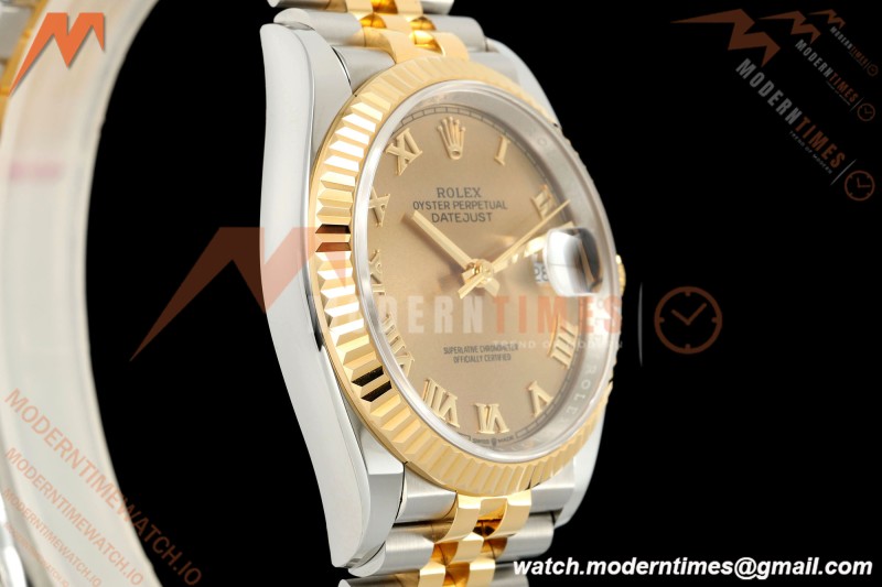 Rolex - Datejust 126233 36mm Jub Flt 904L YG/SS Gold/Rmn ARF SH3235