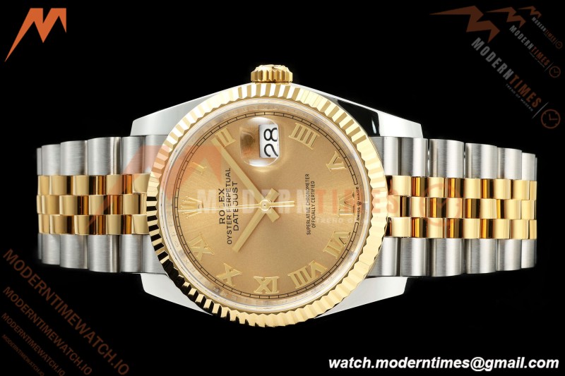 Rolex - Datejust 126233 36mm Jub Flt 904L YG/SS Gold/Rmn ARF SH3235