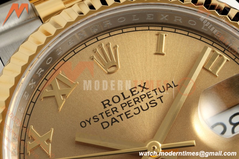 Rolex - Datejust 126233 36mm Jub Flt 904L YG/SS Gold/Rmn ARF SH3235