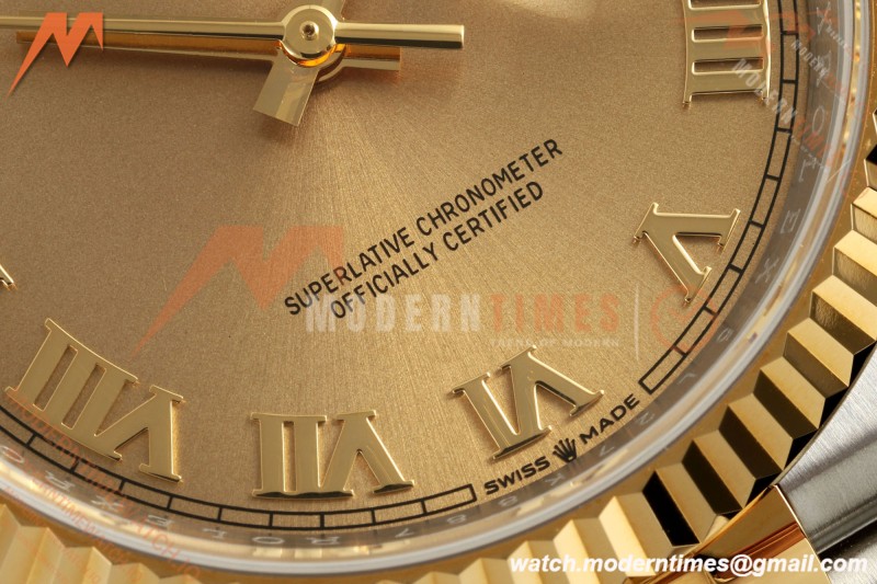 Rolex - Datejust 126233 36mm Jub Flt 904L YG/SS Gold/Rmn ARF SH3235