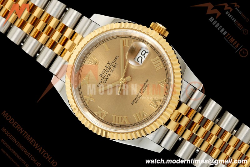 Rolex - Datejust 126233 36mm Jub Flt 904L YG/SS Gold/Rmn ARF SH3235