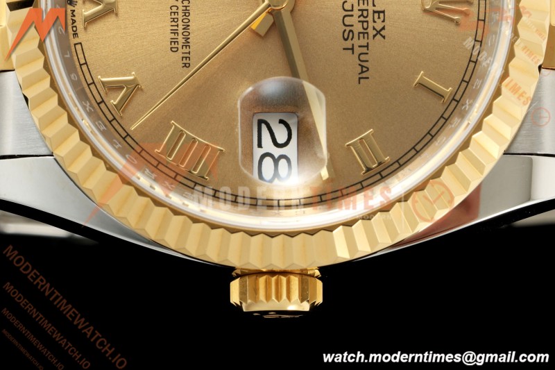 Rolex - Datejust 126233 36mm Jub Flt 904L YG/SS Gold/Rmn ARF SH3235