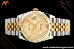 Rolex - Datejust 126233 36mm Jub Flt 904L YG/SS Silver Jub/Dia ARF SH3235
