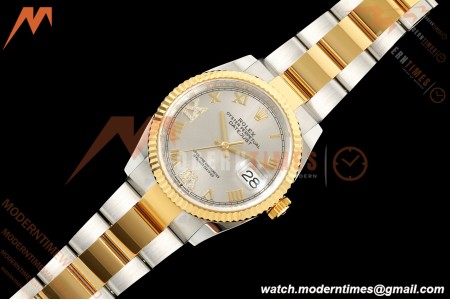 Rolex - Datejust 126233 36mm Oys Flt 904L YG/SS Silv/Rmn ARF SH3235 | 롤렉스 - 데이트저스트 126233 36mm Oys Flt 904L YG/SS Silv/Rmn ARF SH3235