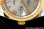 Rolex - Datejust 126233 36mm Oys Flt 904L YG/SS Silv/Rmn ARF SH3235