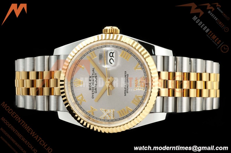 Rolex - Datejust 126233 36mm Jub Flt 904L YG/SS Silv/Rmn ARF SH3235