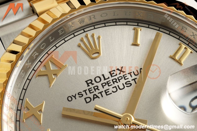 Rolex - Datejust 126233 36mm Jub Flt 904L YG/SS Silv/Rmn ARF SH3235