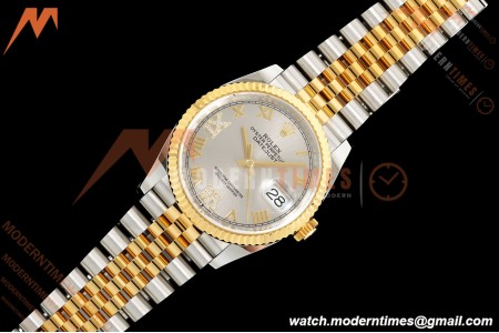 Rolex - Datejust 126233 36mm Jub Flt 904L YG/SS Silv/Rmn ARF SH3235