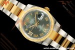 Rolex - Datejust 126233 36mm Oys Flt 904L YG/SS Green/Rmn ARF SH3235 | 롤렉스 - 데이트저스트 126233 36mm 오이즈 플라이백 904L YG/SS 그린/Rmn ARF SH3235