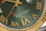 Rolex - Datejust 126233 36mm Jub Flt 904L YG/SS Green/Rmn ARF SH3235
